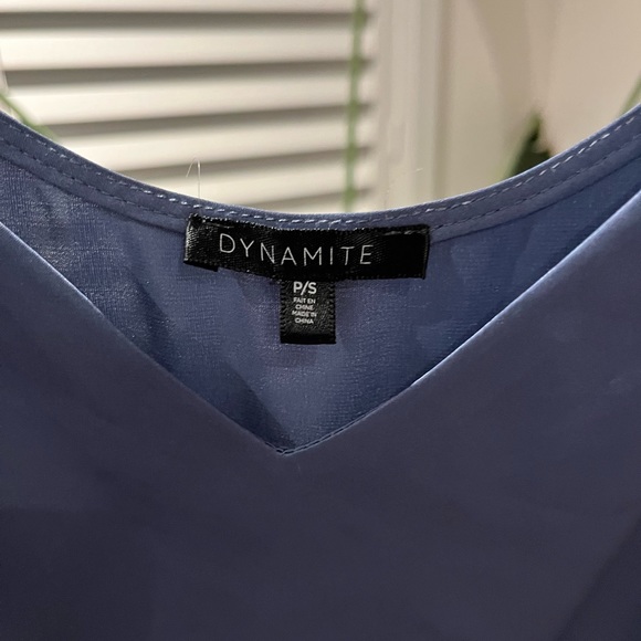 Dynamite Tank Top | Satin Blue | NEVER WORN - Picture 6 of 6